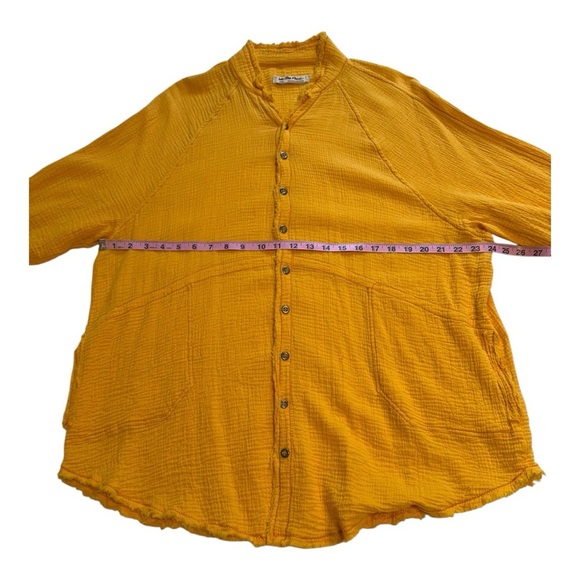 We The Free Summer Daydream Button Down Shirt - Size Large - Picture 11 of 14